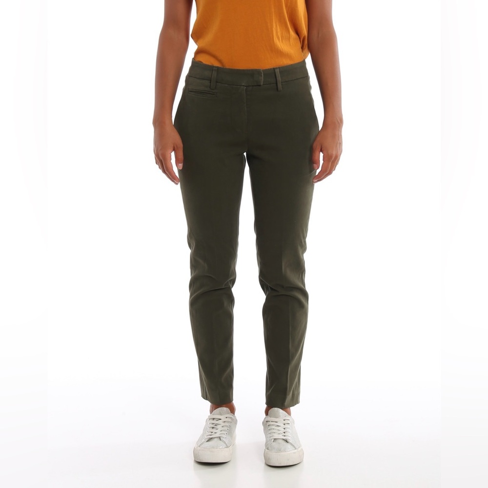 Dondup Cotton Dark Green trouser Fit Pants sz32 Europe
